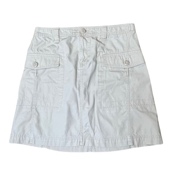 VINTAGE TOMMY HILFIGER Women’s Beige Cargo Mini Skirt Size 6 - Picture 2 of 7